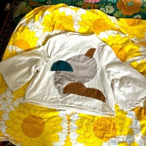 tonlé | Large | Abstract Bell Sleeve Pullover